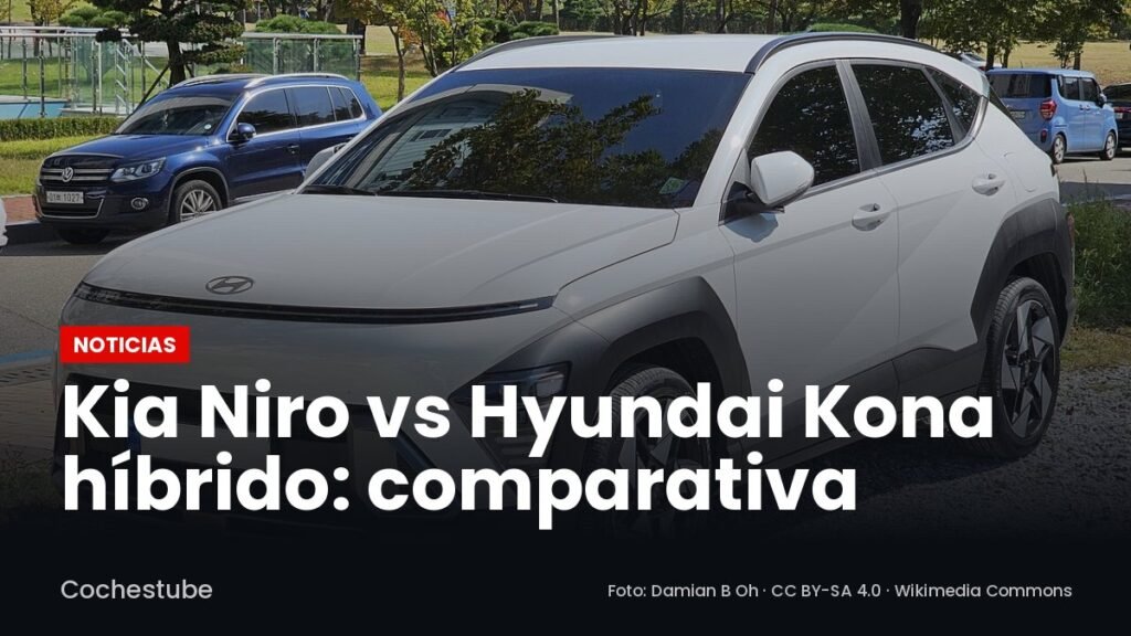 Kia Niro vs Hyundai Kona híbrido: comparativa